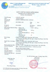 KIỂM ĐỊNH - HIỆU CHUẨN CÂN ĐIỆN TỬ LÀ GÌ