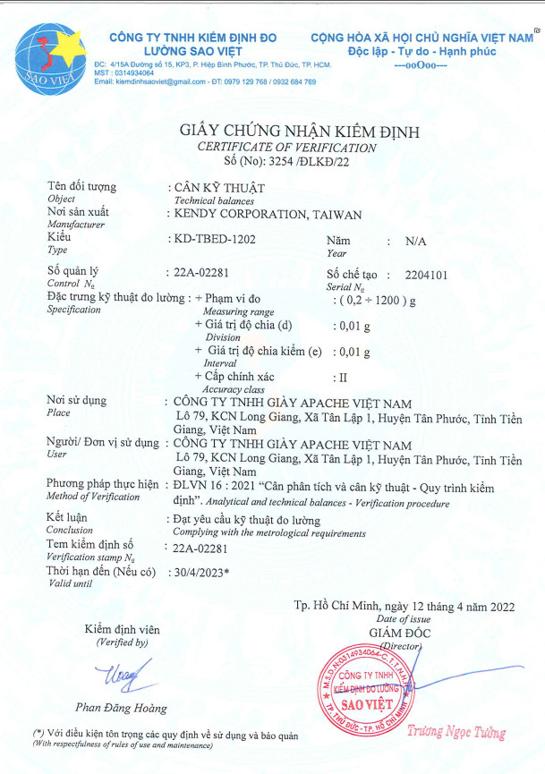 Dịch vụ kiểm định cân điện tử